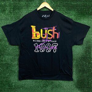 Bush Razorblade Suitcase 1997 Rock Band T-Shirt Size 2XL